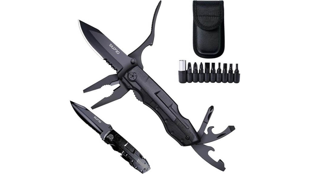 tactical folding multitool knife