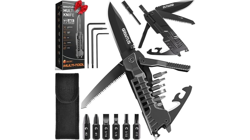 versatile camping multitool knife